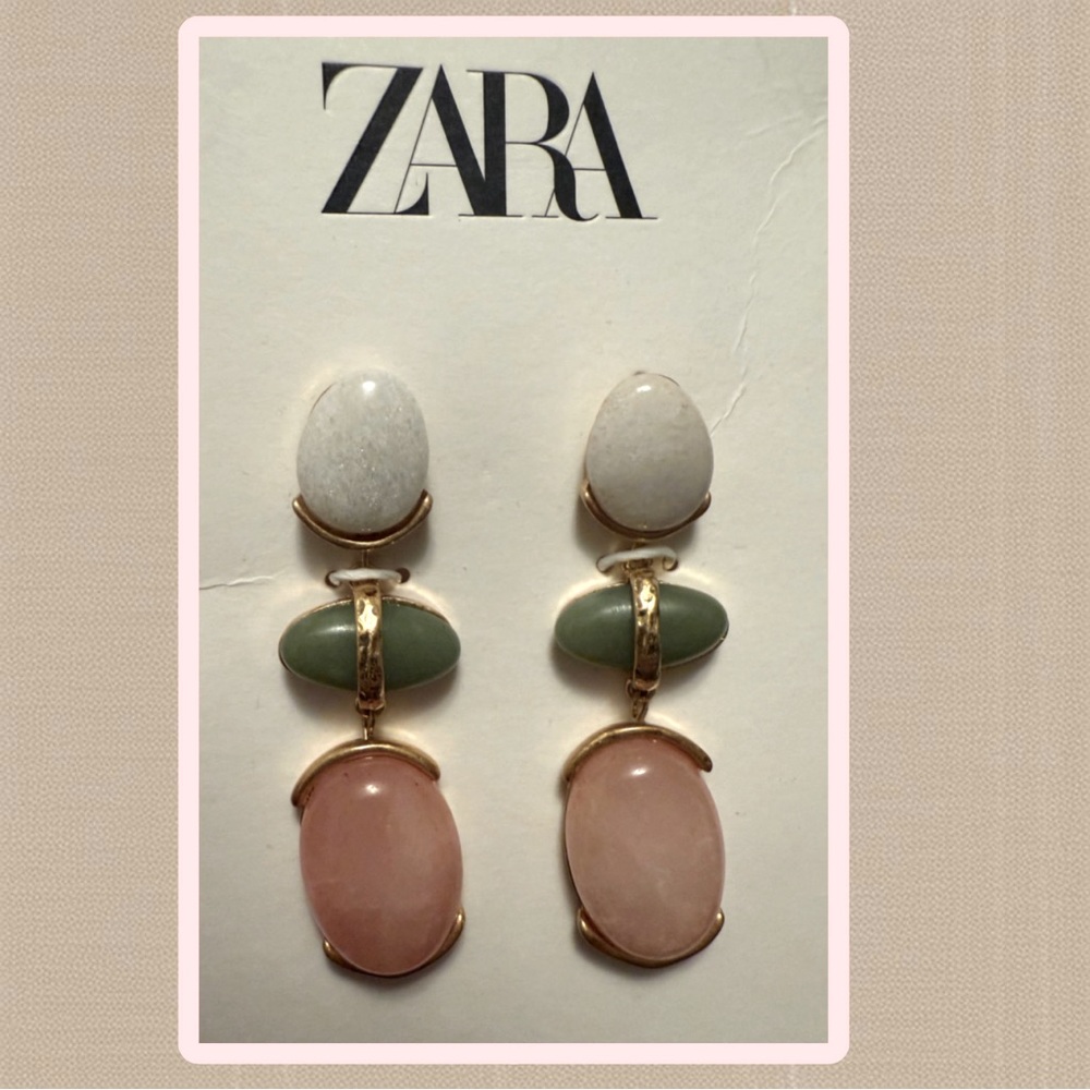 Zara multi color earings. New in package.